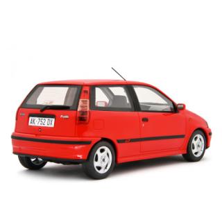 Fiat Punto GT 1400 2° serie 1996 Rosso Laudoracing 1:18 Resinemodell (Türen, Motorhaube... nicht zu öffnen!)